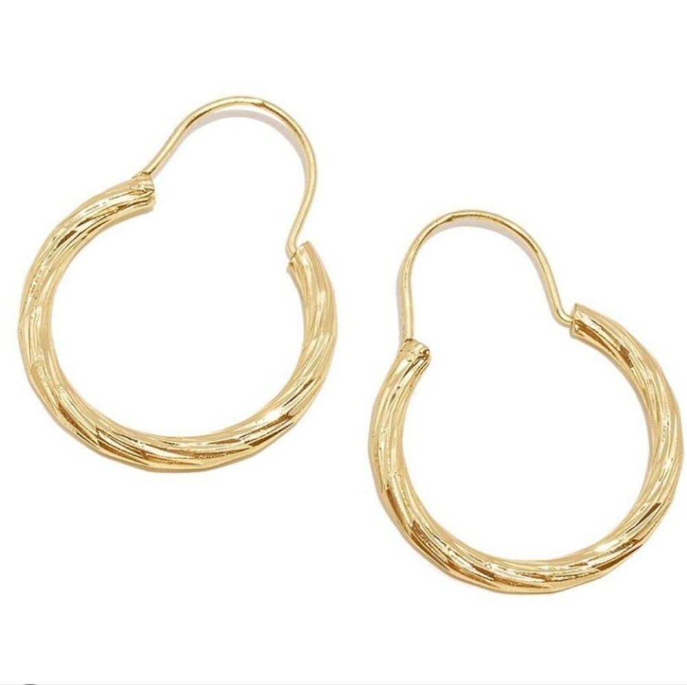 Frasier Sterling Frasier Sterling 14k Plated Bellini Hoops New